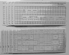 10 Lochkarten 2 Firmen