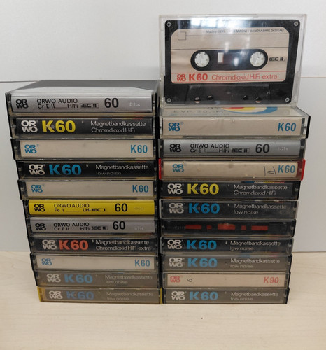 22x orwo kassette - orwo, cassette