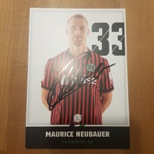Hannover 96 1 Autogrammkarte Saison 2025/26 Maurice Neubauer original signiert