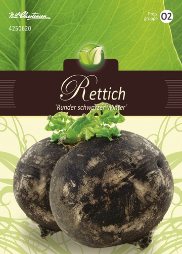 Rettich runder schwarzer - rettich,runder,