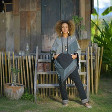 Unisex Poncho Herren und