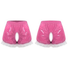 Frauen Slip Glatt Shorts