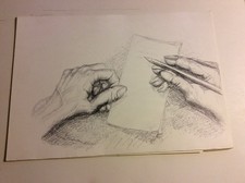 Konvolut Künstlerarbeiten Aquarell Zeichnung etc tls signiert 33 Blatt Los 1