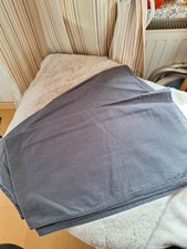 2 Kissenbezüge, 40x80, dunkelgrau