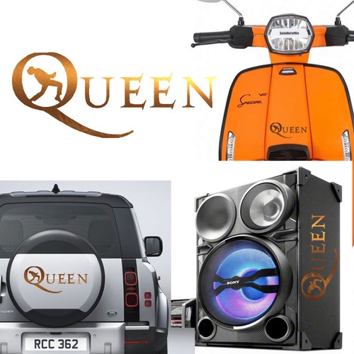 Queen sticker vinyl - vinyl, cut