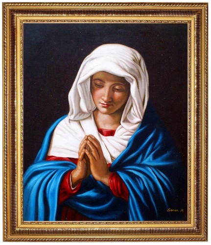 Betende madonna ölbild - madonna,