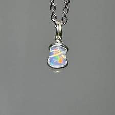 Halskette mit welo opal - halskette,