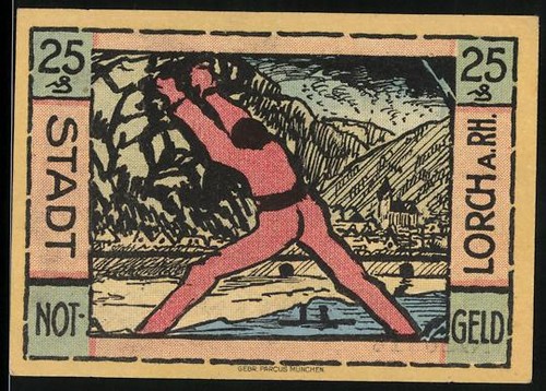 Notgeld lorch rhein 1921 - lorch,