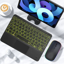 Bluetooth Touchpad Tastatur kabellos Keyboard für PC Handy Tablet QWERTZ Layout