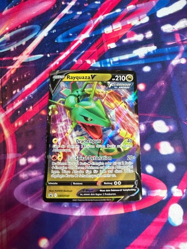 Pokemonkarte rayquaza - rayquaza, v