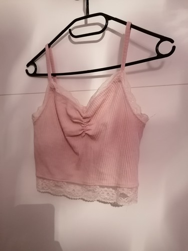 Bauchfreies top rosé - top, xs