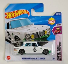 Hot Wheels Alfa Romeo Giulia TI Super 195/250 2025 - Compact Kings 7/10 weiß NEU