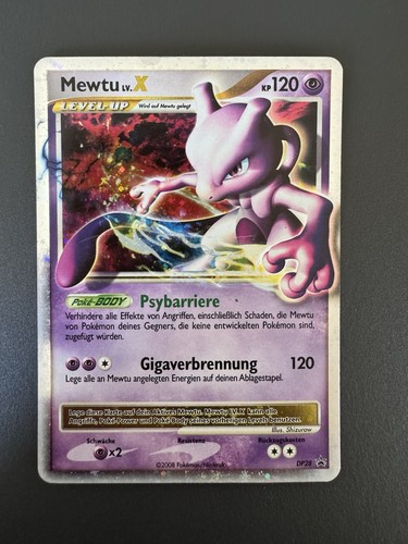 Pokémon karte mewtu dp28 - pokémon, mewtu/