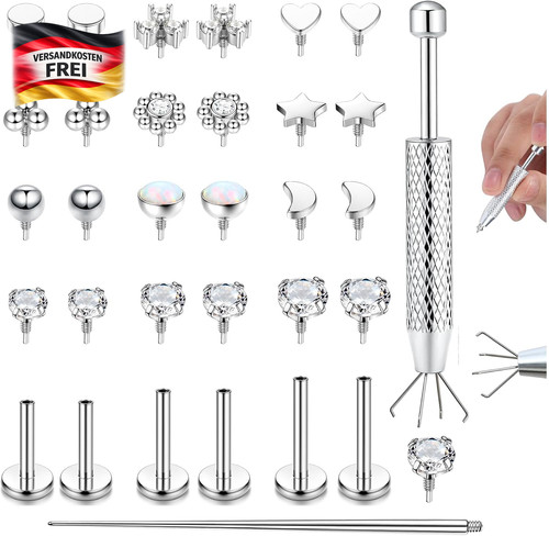 Piercing ohr nasen helix - piercing,