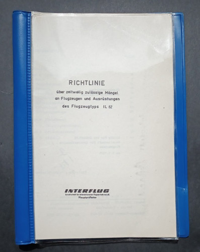 Interflug iljuschin 62 - interflug, il-62