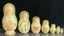 Matroschka! Matrjoschka. Babuschka! 7 Puppen! HANDGEMALT&SIGNIERT! GESCHENKIDEE!