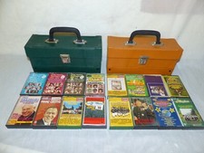 2 Kassettenkoffer + 16 MC Kassetten Schlager Volksmusik Koffer Box