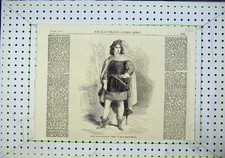 Original alter antiker Druck