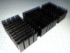 1 x Alu Kühlkörper 124mm x