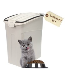 Futtertonne Luftdicht Hund Katze Hundefutter Aufbewahrung Trocken Futter Box 13L