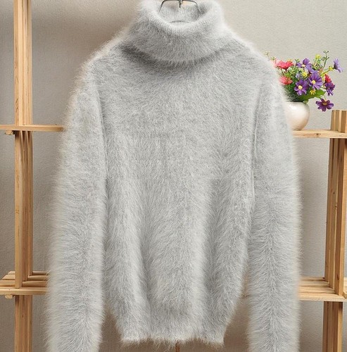 Grey angora wolle - %,