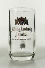 König Ludwig Dunkel Bierseidel 0,3 l Glaskrug Bierhumpen Klar Brauerei Bar 1534