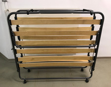 Stabiles großes Gästebett 120x200cm Lattenrost Bett Klappbett Camping 120 x 200