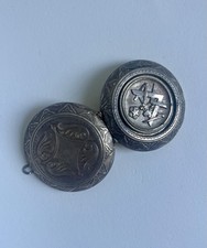 Freimaurer Silber Amulett Dose