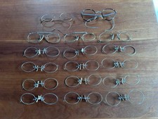 Konvolut Historischer Brillen, Zwicker, Kneifer, fast alle ungebraucht