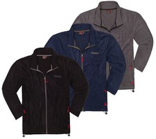 Adamo Übergrößen Herren Fleecejacke Outdoor Freizeit Jacke Fleece  2XL bis 12XL