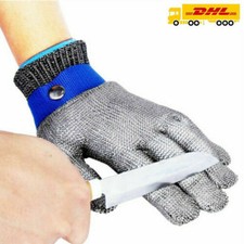 Stechschutzhandschuhe Kettenhandschuh Edelstahl Sicherheits-Handschuh Metzger DE