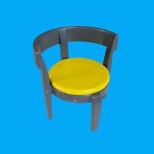 Playmobil - Stuhl Küchenstuhl - stapelbar - grau / gelb -  aus 3254 4413 7846