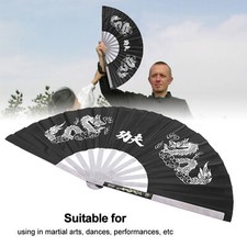 Faltbare handfächer - (black),