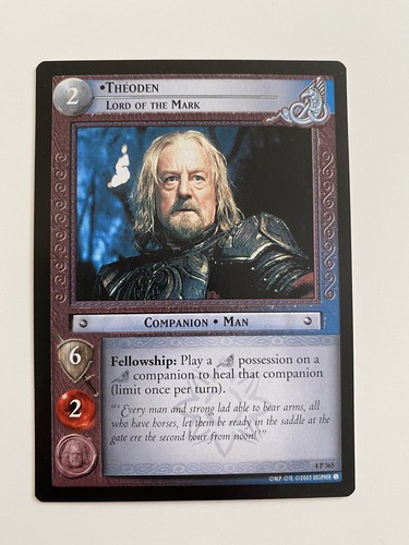 Lotr tcg theoden lord - theoden,, of