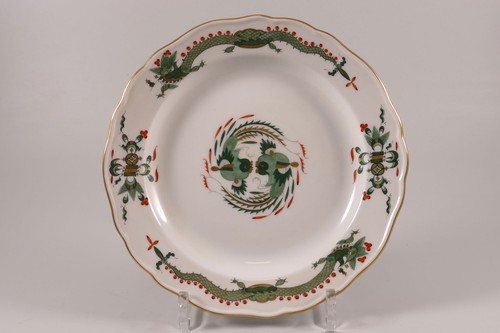 Meissen teller drache reich - teller,