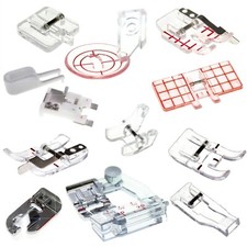 Husqvarna Viking Nähmaschinenfüße, Snap On & Schraub Nähfüße