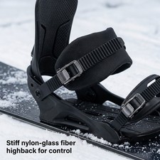 Snowboardbindung Metallbasis