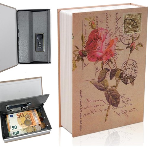 Buchsafe mit zahlenschloss - mit,
