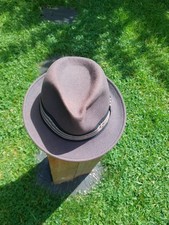 Porkpie Herrenhut, Grau, Größe M