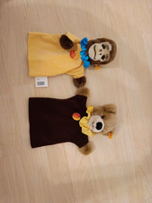 2x Steiff Handpuppen - Affe und Bär - Handspiel - Kinder - Spaß