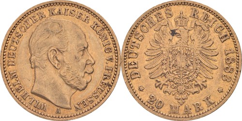 Preußen mark 1883 246 - mark,