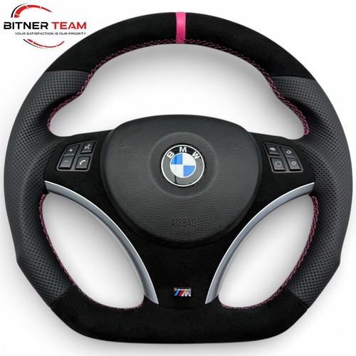 Sport lenkrad leder alcantara - leder,