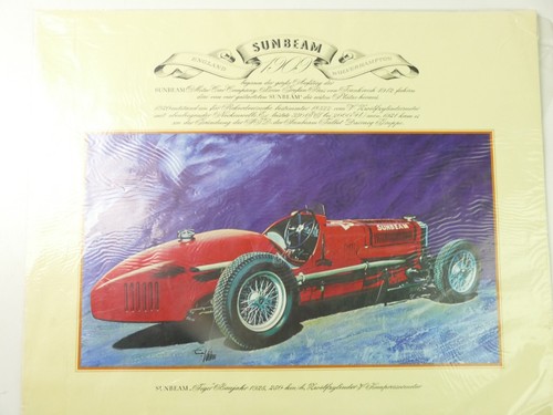 Sunbeam tiger 1925 kunstdruck - tiger,