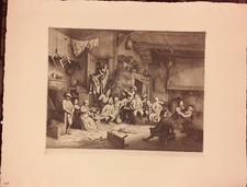 Reichsdruckerei Berlin Nr. 117 Der Tanz im Wirtshaus Adriaen van Ostade Kupferst