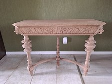 Tisch, Konsolentisch, Beistelltisch, Sekretär, Eiche Natur, Antik