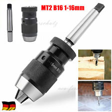 1-16mm Schnellspann-Bohrfutter mit Kegeldorn MT2 Austreiblappen B16 Bohrfutter