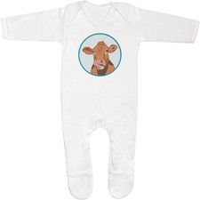 Baby Strampler Jumpsuits / Schlafanzüge "Milchkuh" (SS050583)