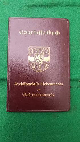 Altes sparkassenbuch bad - sparkassenbuch,