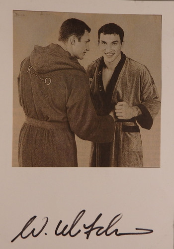 Autogramm deutscher boxer - deutscher,