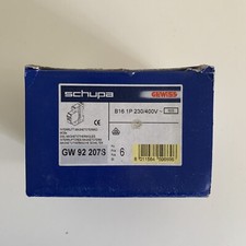6x Schupa GW92207S Gewiss B16A